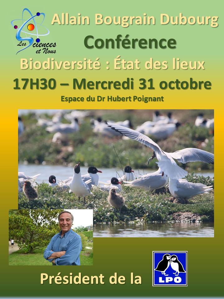 Festival des Sciences de Noirmoutier – La Conférence d’Allain Bougrain Dubourg