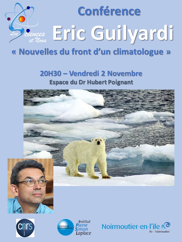Festival des Sciences de Noirmoutier – La Conférence d’Eric Guilyardi