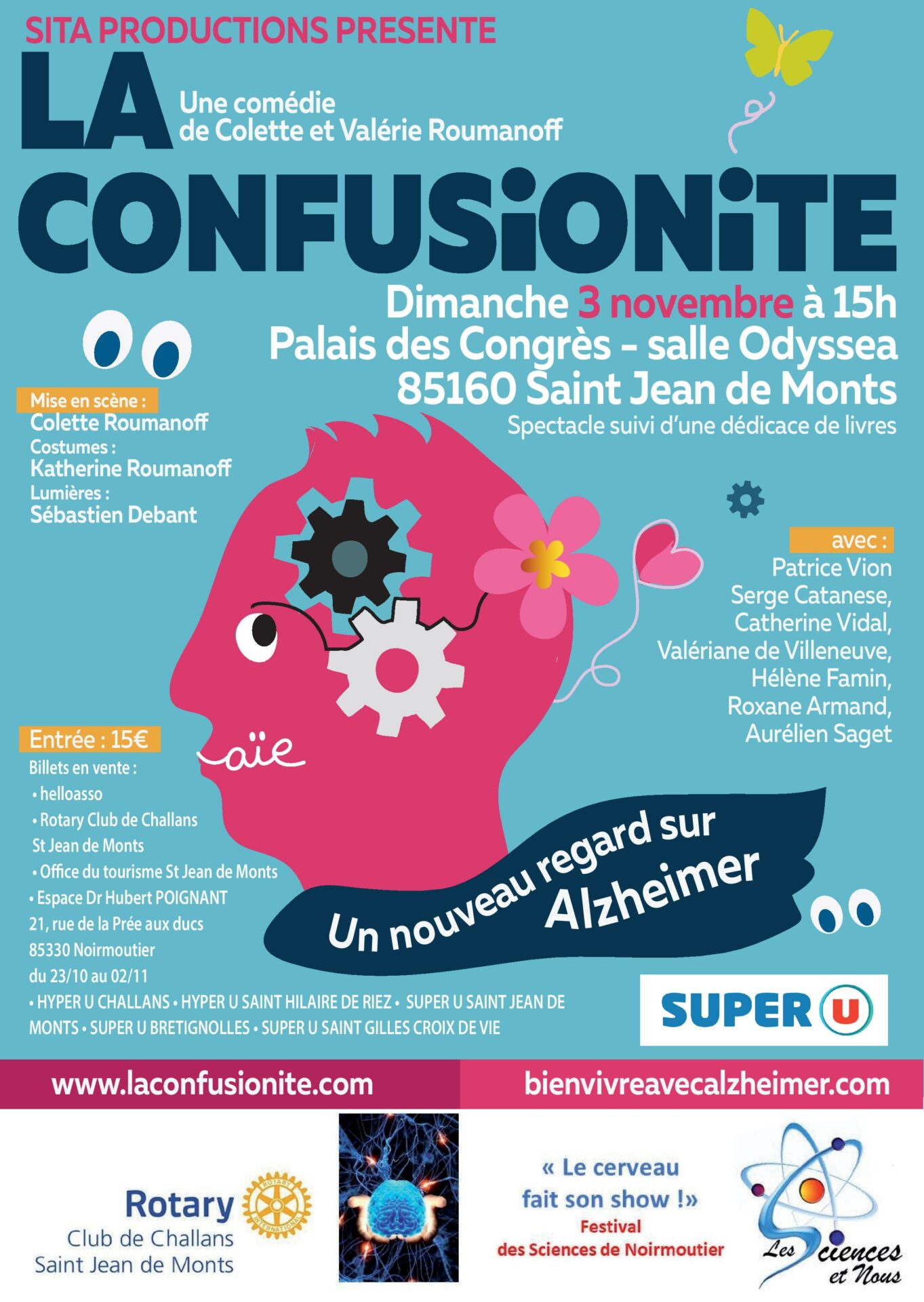 3 novembre : 15h00   La confusionite à St Jean de monts