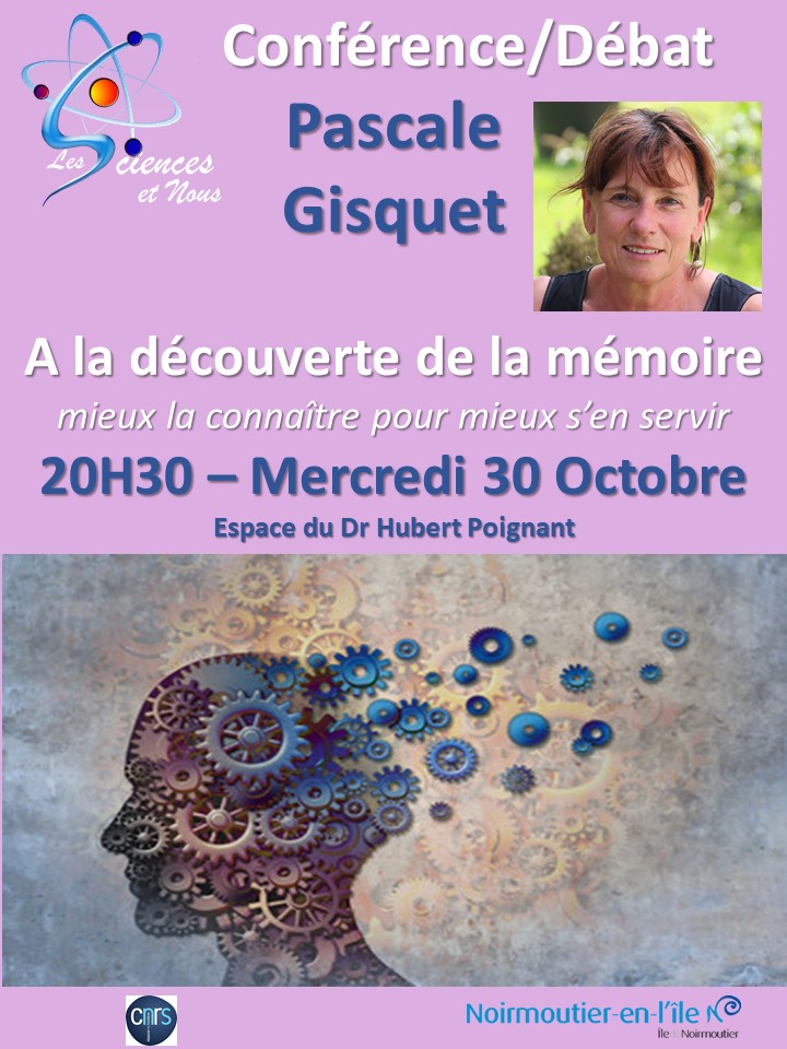 30 octobre : 20h30   A la découverte de la mémoire.