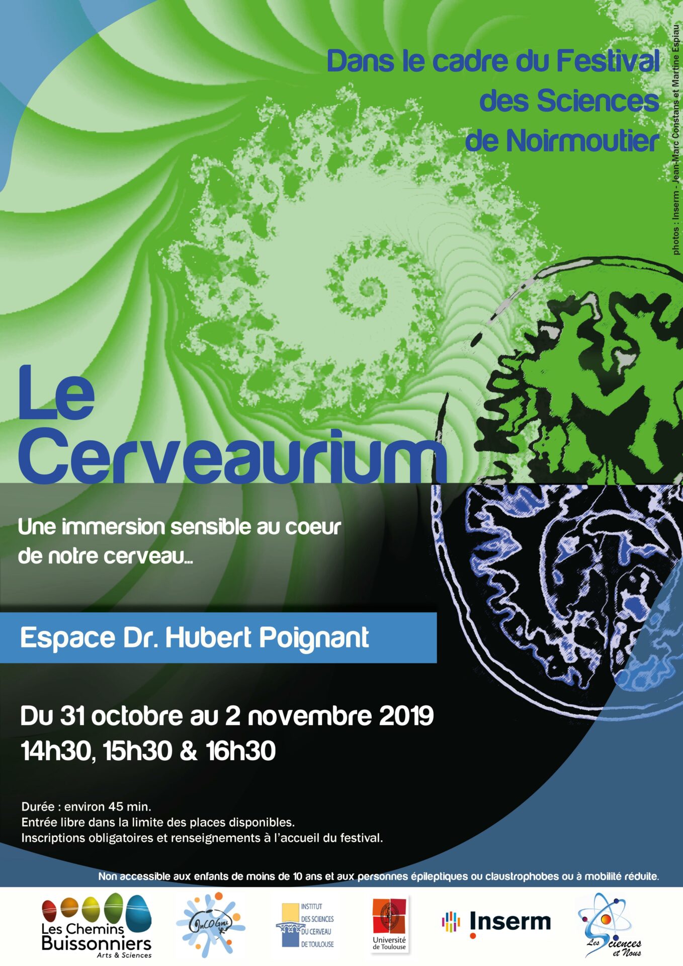 31 octobre au 2 novembre 2019 – Le Cerveaurium