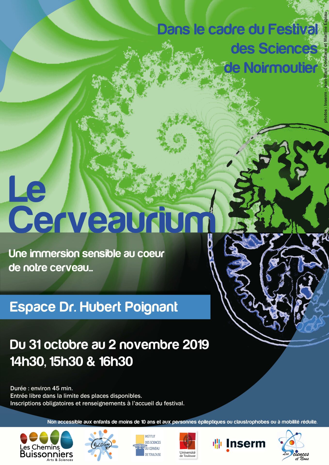31 octobre au 2 novembre 2019 – Le Cerveaurium