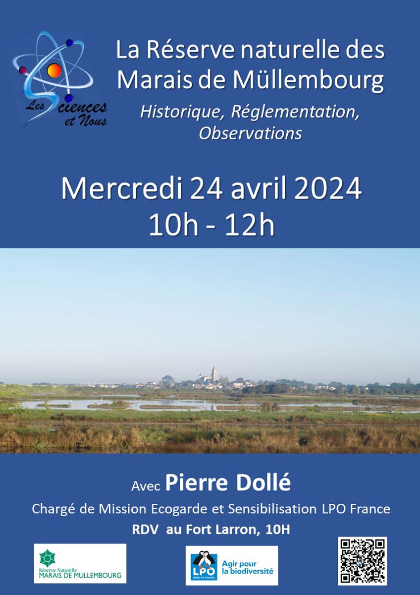 Mercredi 24 avril 2024 | Sortie découverte de la Réserve des Marais de Müllembourg